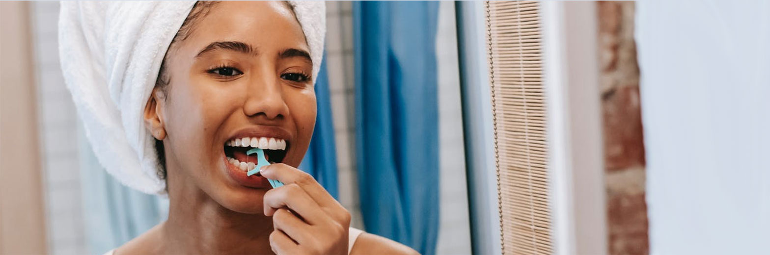 Vita tänder med väteperoxid